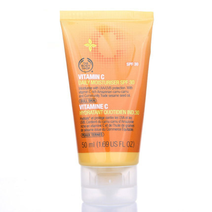 The body shop/美体小铺维他命C/VC活肤嫩白嫩白隔离防晒霜乳50ML The body shop/美体小铺维他命C/VC活肤嫩白嫩白隔离防晒霜乳50ML