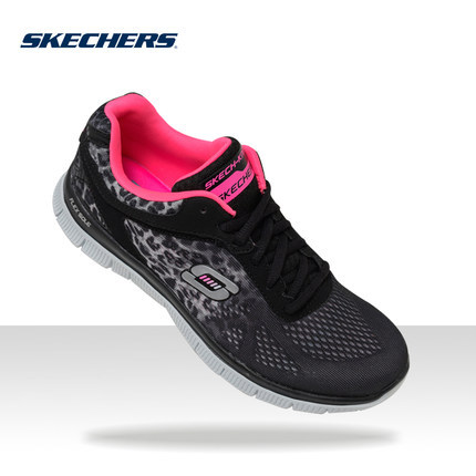 Skechers斯凯奇超轻便舒适运动鞋女 时尚豹纹网布训练跑步鞋11878 Skechers斯凯奇超轻便舒适运动鞋女 时尚豹纹网布训练跑步鞋11878
