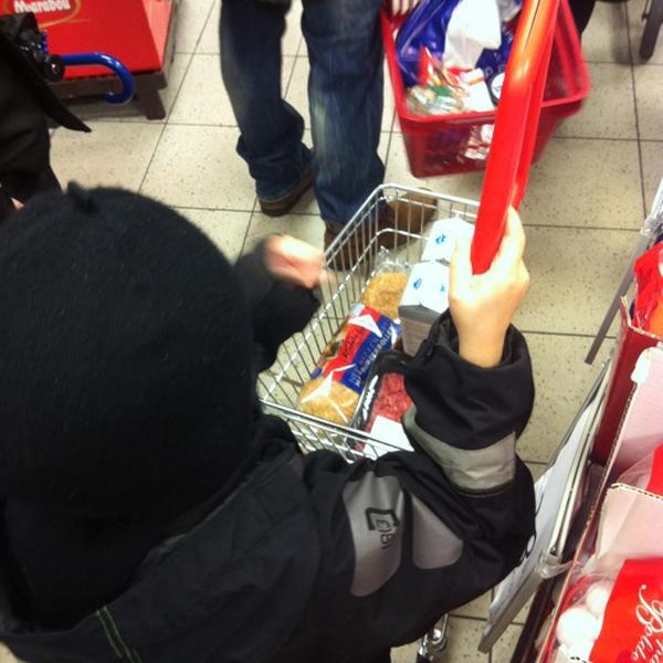 Photo taken at Fakta by Pia S. on 11/25/2012