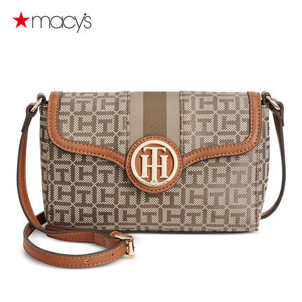 Tommy Hilfiger女士斜挎包时尚单肩斜挎小方包Macy's2612543360 Tommy Hilfiger女士斜挎包时尚单肩斜挎小方包Macy's2612543360