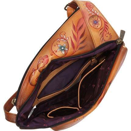 美国直邮 Anuschka CT39-289290 女斜挎包花朵图案复古包邮