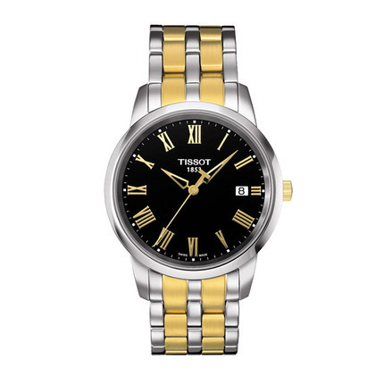 【香港直邮】TISSOT天梭石英镀金男表 T033.410.22.053.01