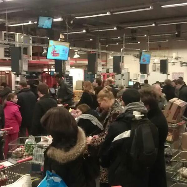 Photo taken at Colruyt by Thomas on 2/2/2013