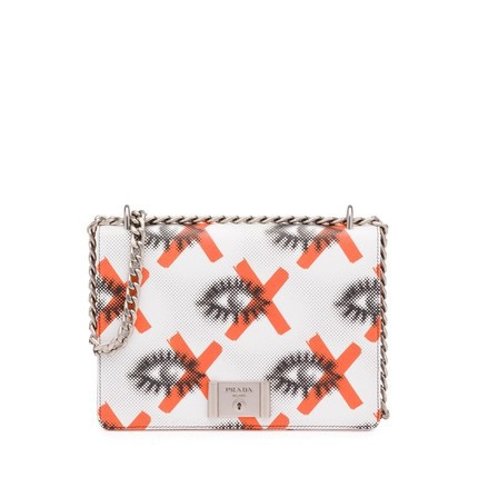 PRADA/普拉达 女包 女式单肩包 Q01760901 WHITE/RED PRADA/普拉达 女包 女式单肩包 Q01760901 WHITE/RED