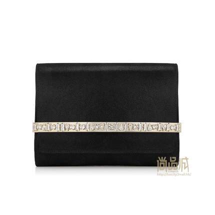 正品直邮jimmy choo周仰杰2016新款女包时尚真皮晶棒手拿包BOWCYB