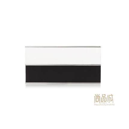 正品直邮jimmy choo周仰杰2016新款女包时尚长款黑白手拿包BOXMEE