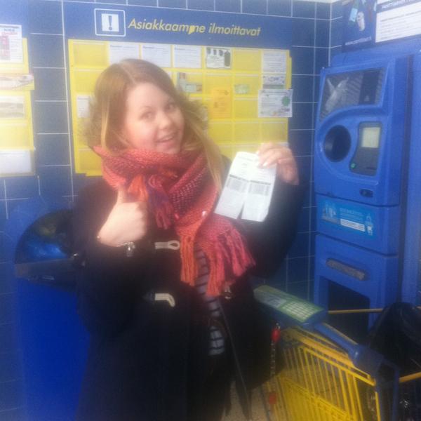 Photo taken at S-market by Klara K. on 4/13/2013