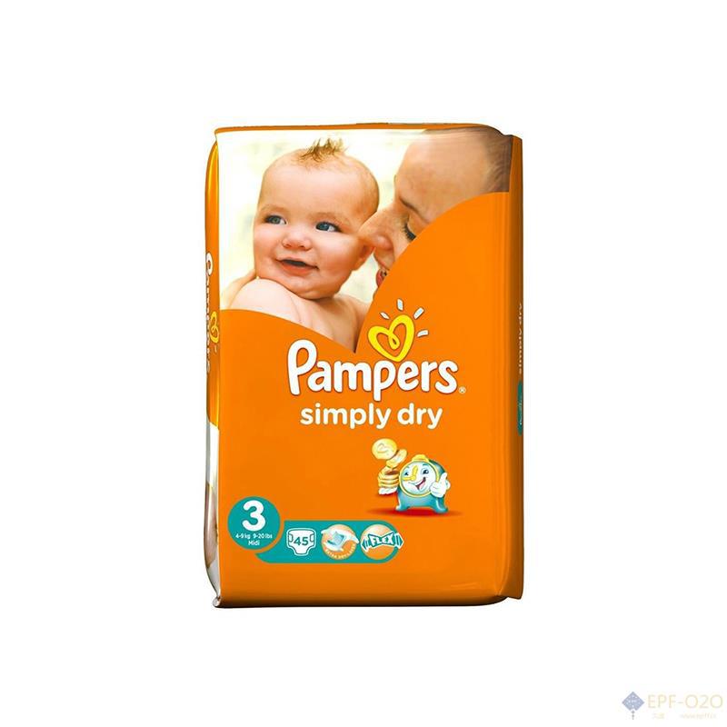 Pampers帮宝适 干爽纸尿裤 45片/包