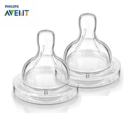 【美国直邮】AVENT新安怡宽口径快流量硅胶奶嘴 2个装美国直邮 【美国直邮】AVENT新安怡宽口径快流量硅胶奶嘴 2个装美国直邮