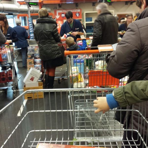 Photo taken at Colruyt by Frank W. on 12/23/2013