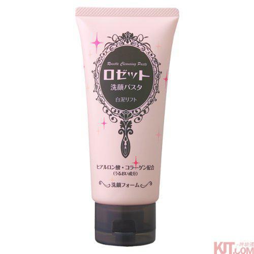 日本进口白泥洁面乳-ROSETTE诗留美屋 白泥洁面乳 敏感肌洁面乳 滋润洁面乳120g