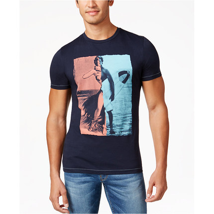 Hugo Boss/雨果博斯男装 2016新款休闲纯棉印花男士短袖圆领T恤 Hugo Boss/雨果博斯男装 2016新款休闲纯棉印花男士短袖圆领T恤