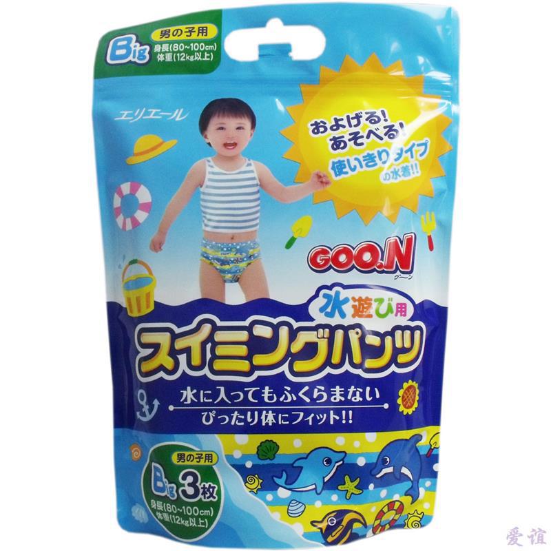 GOO.N大王游泳拉拉裤超大号PXL3片(男)