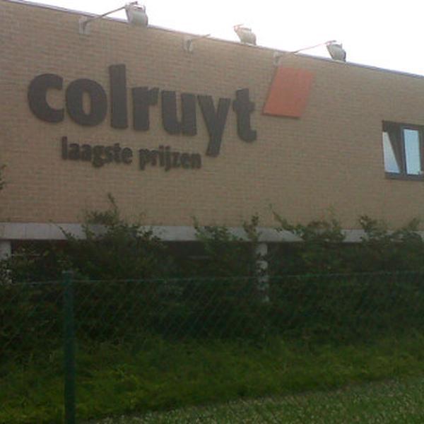 Photo taken at Colruyt by Nancy D. on 7/17/2012