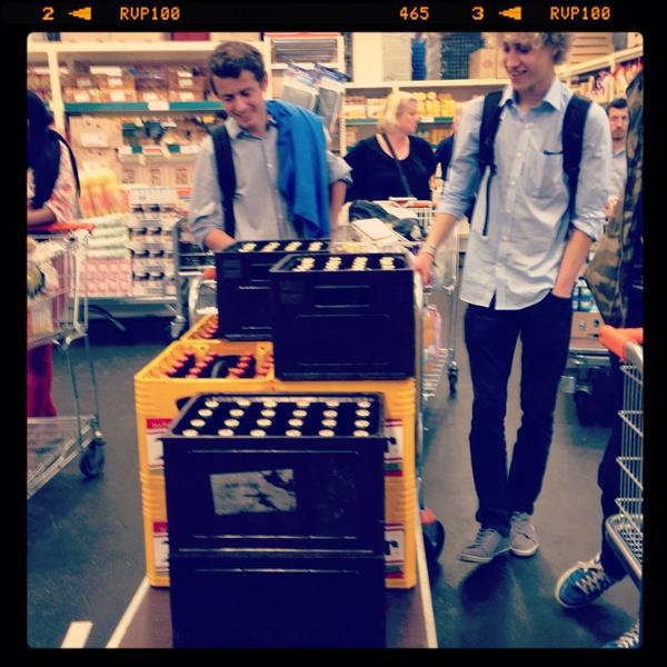 Photo taken at Colruyt by Arnaud B. on 6/14/2013