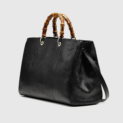 Gucci/古奇gucci女包15新款蟒蛇皮竹节柄单肩包323658 ECT0G 1000 Gucci/古奇gucci女包15新款蟒蛇皮竹节柄单肩包323658 ECT0G 1000