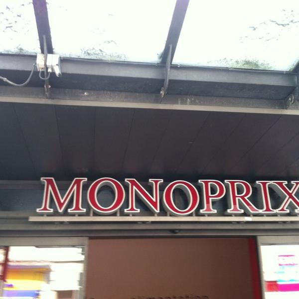 Photo taken at Monoprix by Clara M. on 5/26/2012