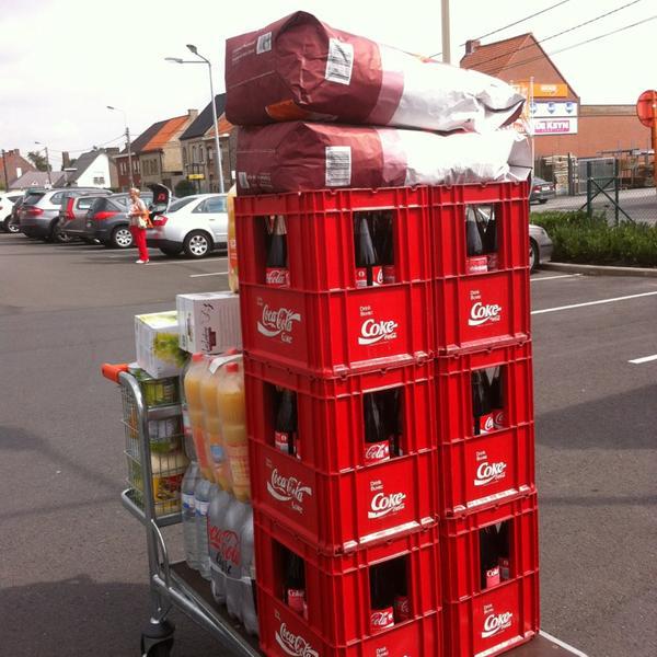 Photo taken at Colruyt by Kelly V. on 8/30/2013