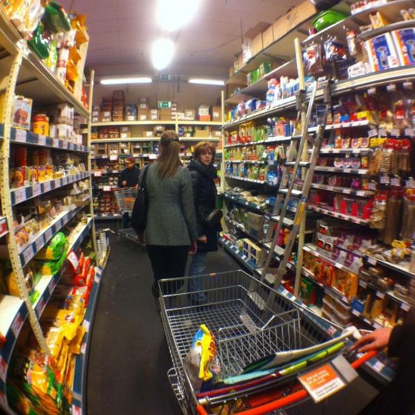 Photo taken at Colruyt by Emiel V. on 1/27/2012