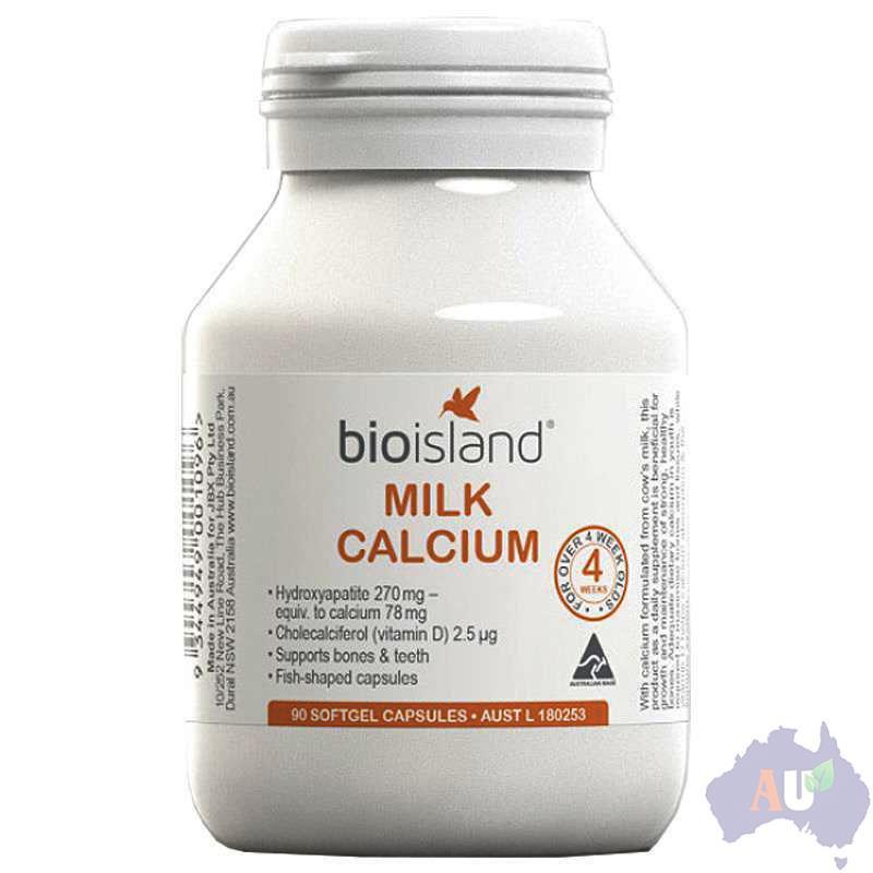 澳大利亚进口牛乳钙-BIO ISLAND澳洲生物岛 婴幼儿童液体牛乳钙90粒 澳大利亚进口牛乳钙-BIO ISLAND澳洲生物岛 婴幼儿童液体牛乳钙90粒