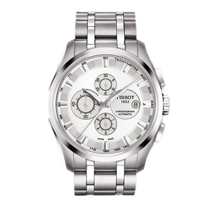 海外直邮TISSOT/天梭 库图瑞士机械钢带男表T035.627.11.031.00