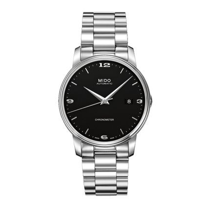 瑞士手表 美度mido贝伦赛丽手表男表机械表  M010.408.11.051.90