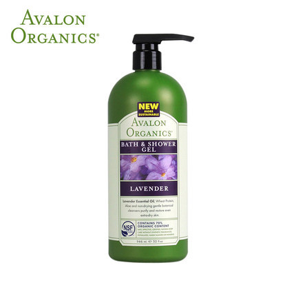 Avalon阿瓦隆薰衣草精油有机沐浴露 身体护理滋润保湿 家庭装 Avalon阿瓦隆薰衣草精油有机沐浴露 身体护理滋润保湿 家庭装