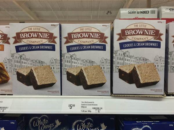 澳大利亚进口巧克力蛋糕-browine曲奇饼和奶油巧克力蛋糕600g