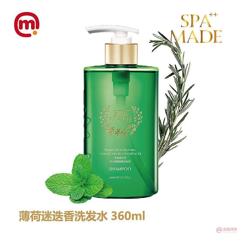 中国台湾进口薄荷洗发精-SPA MADE-薄荷迷迭香SPA级保养洗发精360ml-009