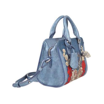 Alexander McQueen 时尚绣花女款手提单肩包 AMQ0050 Alexander McQueen 时尚绣花女款手提单肩包 AMQ0050
