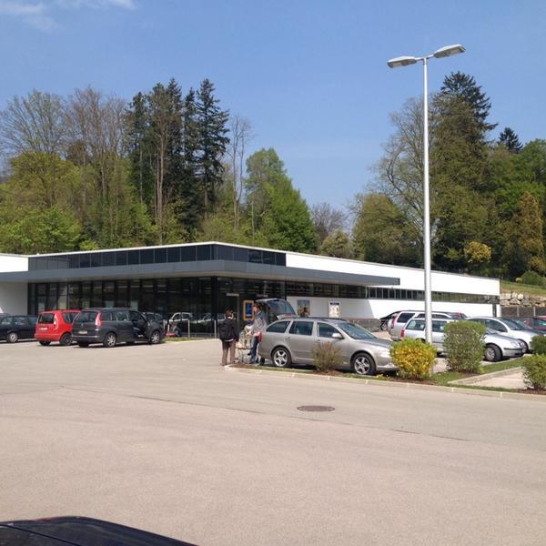 Photo taken at Hofer by Clemens H. on 4/19/2014