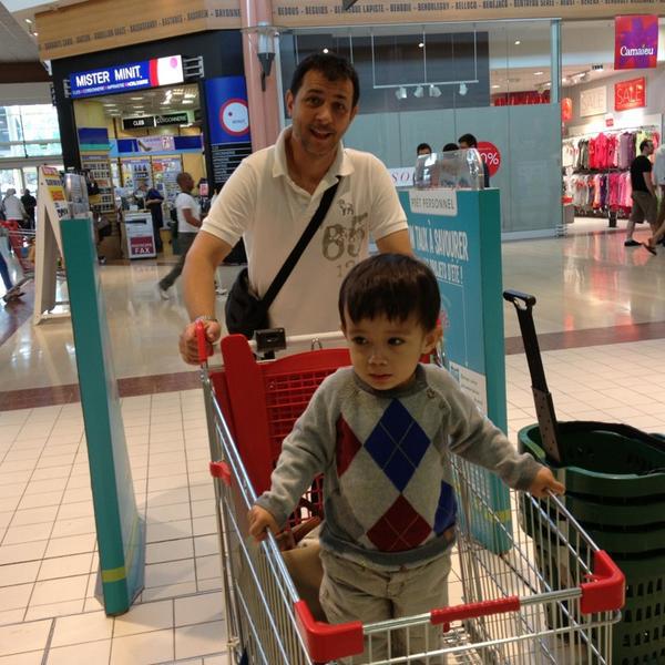Photo taken at Auchan by Oum B. on 6/27/2013