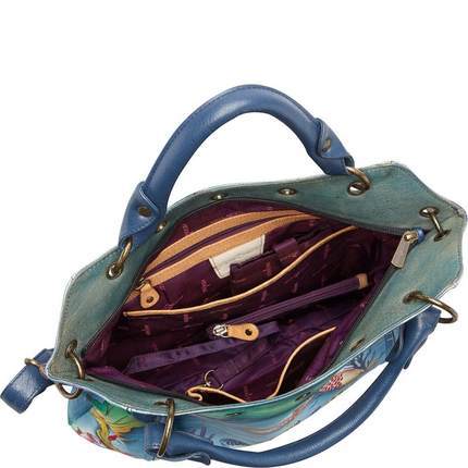 美国直邮 Anuschka CT39-281194 女包托特包手绘皮质单肩包包邮 美国直邮 Anuschka CT39-281194 女包托特包手绘皮质单肩包包邮