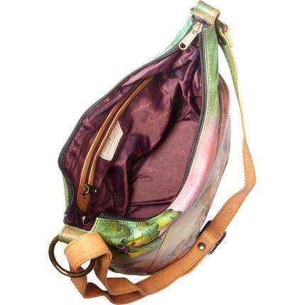 美国直邮Anuschka CT39-243797女单肩包大容量蝴蝶仙子新月包包邮 美国直邮Anuschka CT39-243797女单肩包大容量蝴蝶仙子新月包包邮