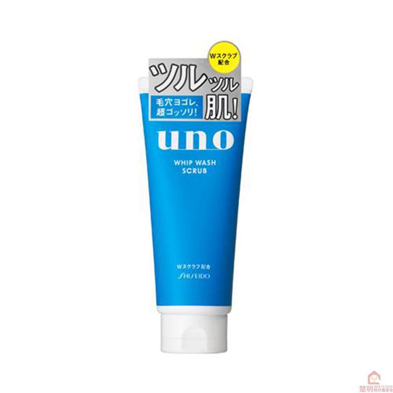 【楚玥境外】Shiseido 资生堂 UNO 男士深层劲爽磨砂洁面乳