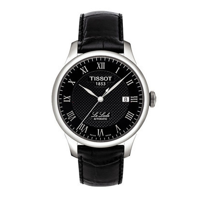 海外直邮TISSOT/天梭 力洛克机械男表T41.1.423.53 皮带手表
