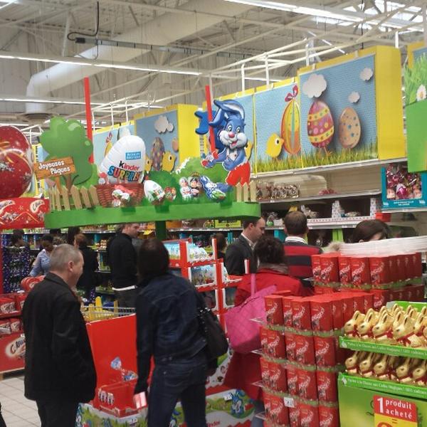 Photo taken at Carrefour by Mico R. on 4/19/2014