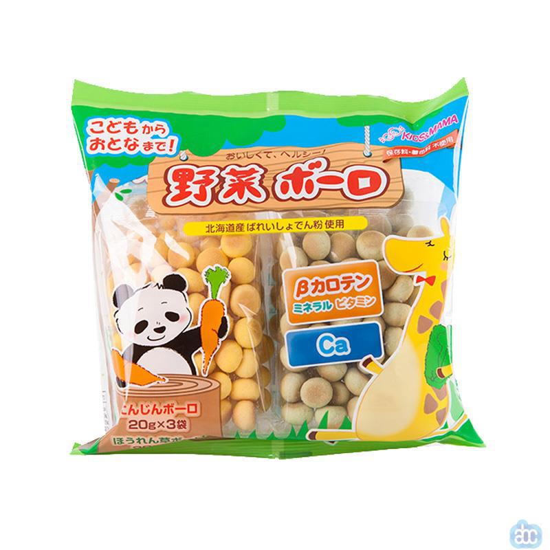 日本进口特色小馒头-Kids mama健康野菜小馒头120g 日本进口特色小馒头-Kids mama健康野菜小馒头120g