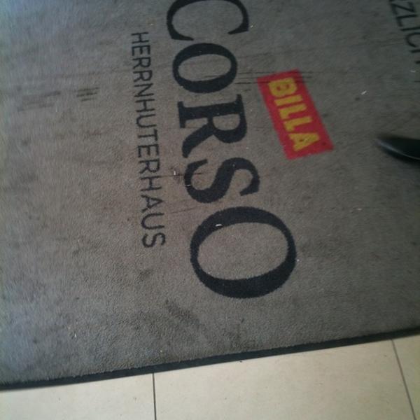 Photo taken at Billa Corso Herrnhuterhaus by dorgold on 5/24/2013