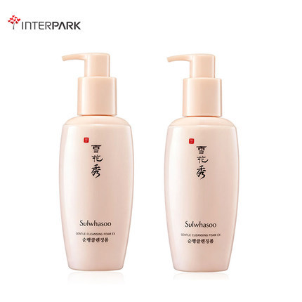 SULWHASOO/雪花秀正品 顺型洁颜泡沫洁面乳200ml*2深层清洁保湿