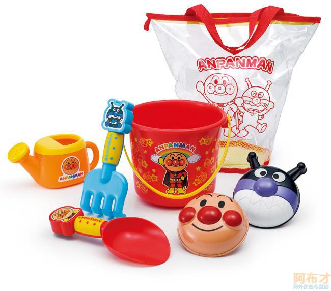 中国大陆进口儿童挖沙玩具-Agatsuma面包超人 沙滩挖沙玩具套装