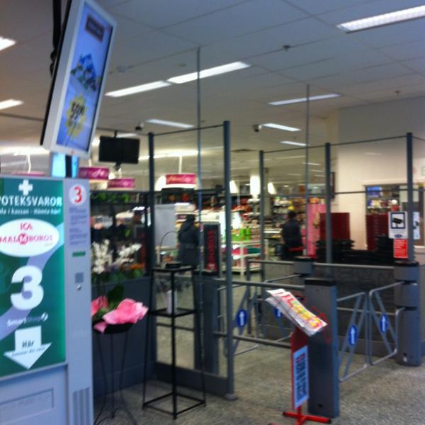 Photo taken at ICA Malmborgs by Claus C. on 1/31/2013