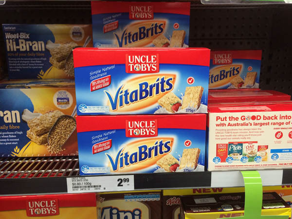 澳大利亚进口即食早餐麦片-Uncle Tobys纯天然谷物营养即食早餐麦片375g