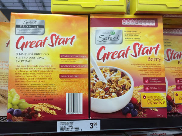 澳大利亚进口早餐谷物冲饮-Woolworths Select早餐谷物冲饮 早晨食品500g