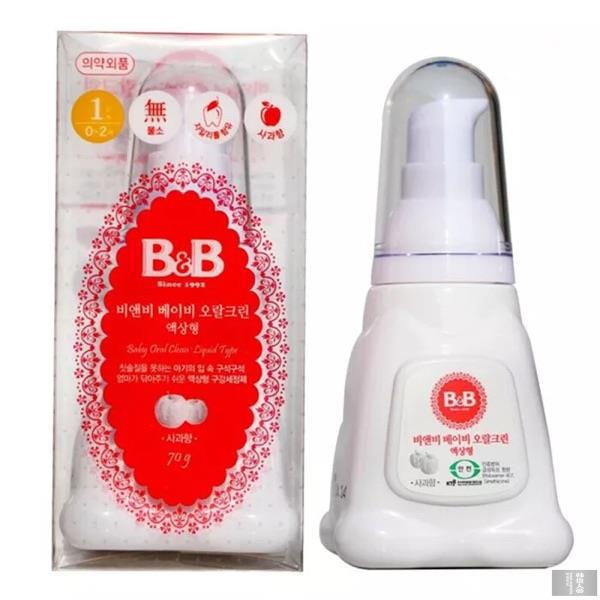 保宁 婴儿口腔清洗液 液体型 苹果味 可食用 70G 保宁 婴儿口腔清洗液 液体型 苹果味 可食用 70G