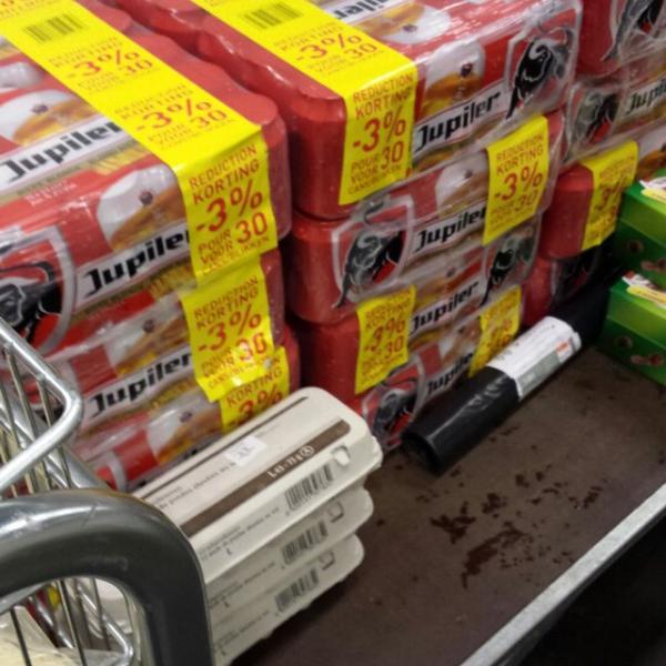 Photo taken at Colruyt by Jens V. on 5/8/2014