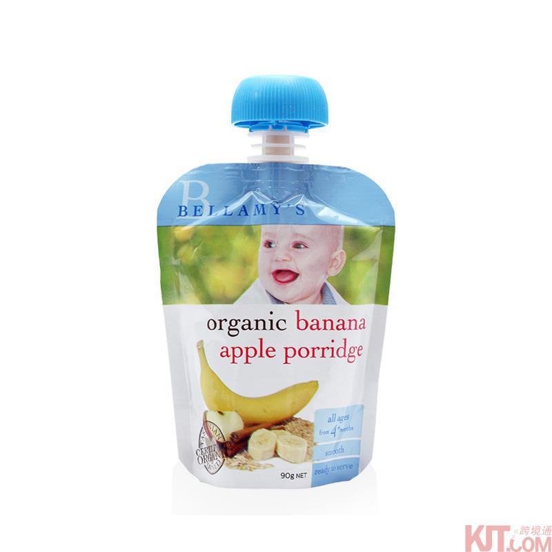 澳大利亚进口香蕉苹果泥-Bellamy 贝拉米 香蕉苹果泥 90g 4个月以上 澳大利亚进口香蕉苹果泥-Bellamy 贝拉米 香蕉苹果泥 90g 4个月以上