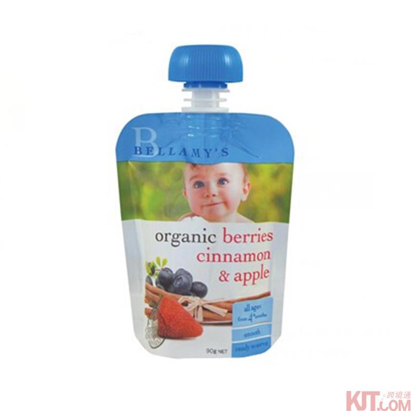 澳大利亚进口肉桂果泥-Bellamy 贝拉米 浆果肉桂果泥 90g 4个月以上 澳大利亚进口肉桂果泥-Bellamy 贝拉米 浆果肉桂果泥 90g 4个月以上