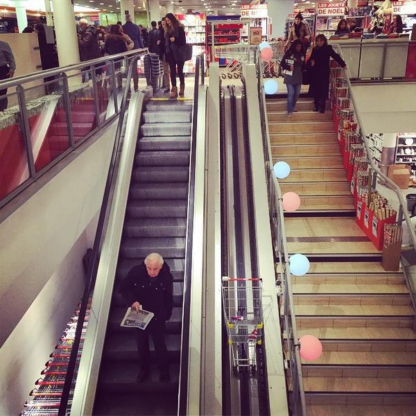 Photo taken at Monoprix by nik on 12/10/2014