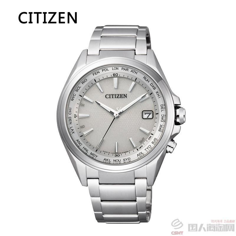 西铁城CITIZEN ASTTEA系列光动能电波男表 CB1070-56A 银(银色) 西铁城CITIZEN ASTTEA系列光动能电波男表 CB1070-56A 银(银色)